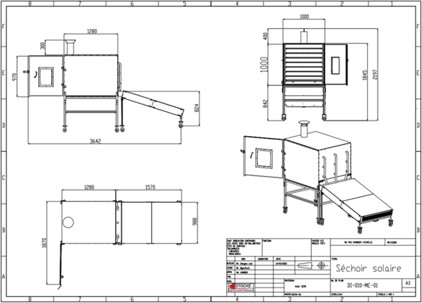 Séchoir solaire Dtochs industries